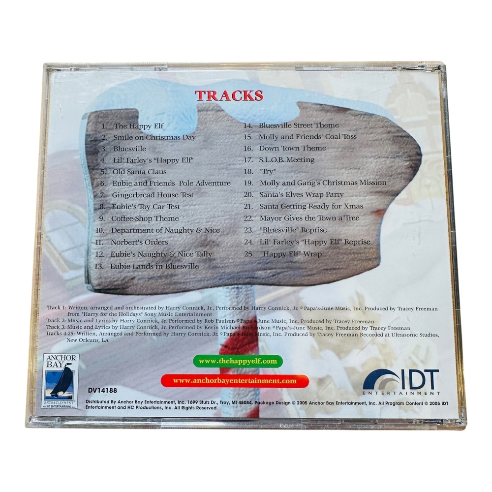 IDT Entertainment The Happy Elf Soundtrack CD Holiday Musical Family Classic - Picture 2 of 2